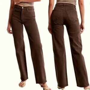 Abercrombie & Fitch The 90’s Relaxed Jean High Rise NWT